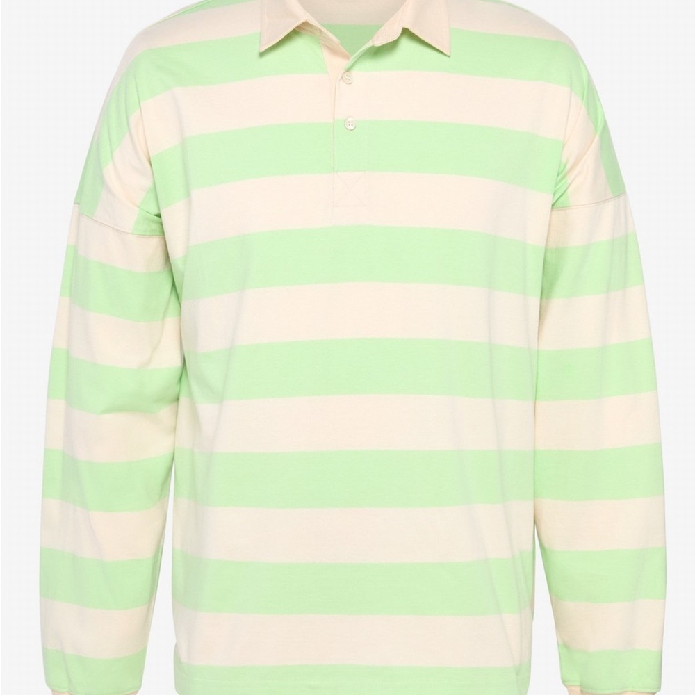 Savage Fenty Men's Long-Sleeve Polo Rugby Shirt